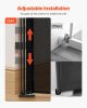 Retractable Baby Gate 34.2in Tall Extend to 70.87in Wide for Kids or Pets Black