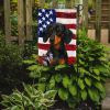 Black and Tan Dachshund American Flag Garden Flag Mailbox Flag Decorative Yard Flag Banner Outside Patio Artwork Yard Flower Beds, Garden Size