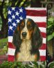 Tri-color English Springer Spaniel American Flag Garden Flag Mailbox Flag Decorative Yard Flag Banner Outside Patio Artwork Yard Flower Beds
