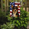 Tri-color Pembroke Welsh Corgi American Flag Garden Flag Mailbox Flag Decorative Yard Flag Banner Outside Patio Artwork Yard Flower Beds, Garden Size