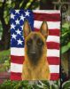 Belgian Malinois American Flag Garden Flag Mailbox Flag Decorative Yard Flag Banner Outside Patio Artwork Yard Flower Beds, Garden Size, Multicolor