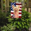 Hairless Palomino Chinese Crested American Flag Garden Flag Mailbox Flag Decorative Yard Flag Banner Outside Patio Artwork Yard Flower Beds
