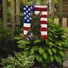 Brindle Scottish Terrier American Flag Garden Flag Mailbox Flag Decorative Yard Flag Banner Outside Patio Artwork Yard Flower Beds, Garden Size