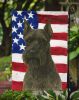 Black Schnauzer American Flag Garden Flag Mailbox Flag Decorative Yard Flag Banner Outside Patio Artwork Yard Flower Beds, Garden Size, Multicolor