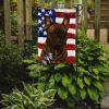 Brindle French Bulldog American Flag Garden Flag Mailbox Flag Decorative Yard Flag Banner Outside Patio Artwork Yard Flower Beds, Garden Size