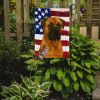 Fawn Bullmastiff American Flag Garden Flag Mailbox Flag Decorative Yard Flag Banner Outside Patio Artwork Yard Flower Beds, Garden Size, Multicolor