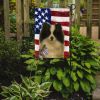 Parti-color Pomeranian American Flag Garden Flag Mailbox Flag Decorative Yard Flag Banner Outside Patio Artwork Yard Flower Beds, Garden Size