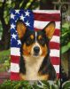 Tri-color Pembroke Welsh Corgi American Flag Garden Flag Mailbox Flag Decorative Yard Flag Banner Outside Patio Artwork Yard Flower Beds, Garden Size