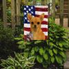 Fawn Chihuahua American Flag Garden Flag Mailbox Flag Decorative Yard Flag Banner Outside Patio Artwork Yard Flower Beds, Garden Size, Multicolor