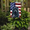 Blue Chow Chow American Flag Garden Flag Mailbox Flag Decorative Yard Flag Banner Outside Patio Artwork Yard Flower Beds, Garden Size, Multicolor