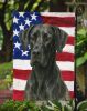 Black Great Dane American Flag Garden Flag Mailbox Flag Decorative Yard Flag Banner Outside Patio Artwork Yard Flower Beds, Garden Size, Multicolor