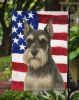 Black and Silver Schnauzer American Flag Garden Flag Mailbox Flag Decorative Yard Flag Banner Outside Patio Artwork Yard Flower Beds, Garden Size