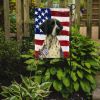 Black and White Pointer American Flag Garden Flag Mailbox Flag Decorative Yard Flag Banner Outside Patio Artwork Yard Flower Beds, Garden Size