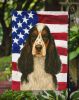 Parti-color Cocker Spaniel American Flag Garden Flag Mailbox Flag Decorative Yard Flag Banner Outside Patio Artwork Yard Flower Beds, Garden Size