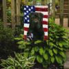Black Shar Pei American Flag Garden Flag Mailbox Flag Decorative Yard Flag Banner Outside Patio Artwork Yard Flower Beds, Garden Size, Multicolor