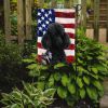 Black Toy Poodle American Flag Garden Flag Mailbox Flag Decorative Yard Flag Banner Outside Patio Artwork Yard Flower Beds, Garden Size, Multicolor