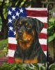 Rottweiler American Flag Garden Flag Mailbox Flag Decorative Yard Flag Banner Outside Patio Artwork Yard Flower Beds, Garden Size, Multicolor
