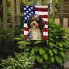 Parti-color Havanese American Flag Garden Flag Mailbox Flag Decorative Yard Flag Banner Outside Patio Artwork Yard Flower Beds, Garden Size