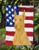 Fawn Doberman Pinscher American Flag Garden Flag Mailbox Flag Decorative Yard Flag Banner Outside Patio Artwork Yard Flower Beds, Garden Size