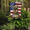 Schnauzer American Flag Garden Flag Mailbox Flag Decorative Yard Flag Banner Outside Patio Artwork Yard Flower Beds, Garden Size, Multicolor