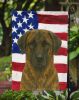 Brindle Anatolian Shepherd Dog American Flag Garden Flag Mailbox Flag Decorative Yard Flag Banner Outside Patio Artwork Yard Flower Beds, Garden Size