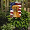 Fawn Boxer American Flag Garden Flag Mailbox Flag Decorative Yard Flag Banner Outside Patio Artwork Yard Flower Beds, Garden Size, Multicolor