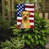 Wheaten Border Terrier American Flag Garden Flag Mailbox Flag Decorative Yard Flag Banner Outside Patio Artwork Yard Flower Beds, Garden Size