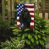 Black Cocker Spaniel American Flag Garden Flag Mailbox Flag Decorative Yard Flag Banner Outside Patio Artwork Yard Flower Beds, Garden Size