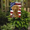 Silver Gray Weimaraner American Flag Garden Flag Mailbox Flag Decorative Yard Flag Banner Outside Patio Artwork Yard Flower Beds, Garden Size