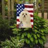 Maltese American Flag Garden Flag Mailbox Flag Decorative Yard Flag Banner Outside Patio Artwork Yard Flower Beds, Garden Size, Multicolor