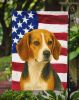 Tri-color Beagle American Flag Garden Flag Mailbox Flag Decorative Yard Flag Banner Outside Patio Artwork Yard Flower Beds, Garden Size, Multicolor