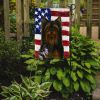 Black and Tan Longhaired Yorkshire Terrier American Flag Garden Flag Mailbox Flag Decorative Yard Flag Banner Outside Patio Artwork Yard Flower Beds
