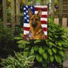 Sable German Shepherd American Flag Garden Flag Mailbox Flag Decorative Yard Flag Banner Outside Patio Artwork Yard Flower Beds, Garden Size
