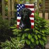 Black Labrador Retriever American Flag Garden Flag Mailbox Flag Decorative Yard Flag Banner Outside Patio Artwork Yard Flower Beds, Garden Size