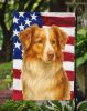 Red Merle Australian Shepherd American Flag Garden Flag Mailbox Flag Decorative Yard Flag Banner Outside Patio Artwork Yard Flower Beds, Garden Size