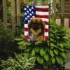 Sable Pekingese American Flag Garden Flag Mailbox Flag Decorative Yard Flag Banner Outside Patio Artwork Yard Flower Beds, Garden Size, Multicolor