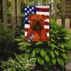 Red English Bulldog American Flag Garden Flag Mailbox Flag Decorative Yard Flag Banner Outside Patio Artwork Yard Flower Beds, Garden Size, Multicolor