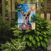 Basenji Summer Beach Time Garden Flag Mailbox Flag Decorative Yard Flag Banner Outside Patio Artwork Yard Flower Beds, Garden Size, Multicolor