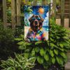 Chocolate Newfoundland Summer Beach Time Garden Flag Mailbox Flag Decorative Yard Flag Banner Outside Patio Artwork Yard Flower Beds, Garden Size
