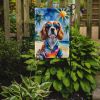 Cavalier Spaniel Summer Beach Time Garden Flag Mailbox Flag Decorative Yard Flag Banner Outside Patio Artwork Yard Flower Beds, Garden Size