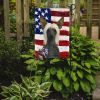 Hairless Slate Gray Chinese Crested American Flag Garden Flag Mailbox Flag Decorative Yard Flag Banner Outside Patio Artwork Yard Flower Beds