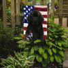 Black Newfoundland American Flag Garden Flag Mailbox Flag Decorative Yard Flag Banner Outside Patio Artwork Yard Flower Beds, Garden Size, Multicolor