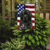 Gray Newfoundland American Flag Garden Flag Mailbox Flag Decorative Yard Flag Banner Outside Patio Artwork Yard Flower Beds, Garden Size, Multicolor