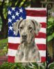 Merle Great Dane American Flag Garden Flag Mailbox Flag Decorative Yard Flag Banner Outside Patio Artwork Yard Flower Beds, Garden Size, Multicolor