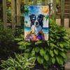 Border Collie Summer Beach Time Garden Flag Mailbox Flag Decorative Yard Flag Banner Outside Patio Artwork Yard Flower Beds, Garden Size, Multicolor