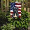Blue American Staffordshire Terrier American Flag Garden Flag Mailbox Flag Decorative Yard Flag Banner Outside Patio Artwork Yard Flower Beds