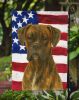 Brindle Boxer American Flag Garden Flag Mailbox Flag Decorative Yard Flag Banner Outside Patio Artwork Yard Flower Beds, Garden Size, Multicolor