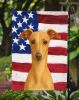 Fawn Italian Greyhound American Flag Garden Flag Mailbox Flag Decorative Yard Flag Banner Outside Patio Artwork Yard Flower Beds, Garden Size