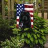 Black Chow Chow American Flag Garden Flag Mailbox Flag Decorative Yard Flag Banner Outside Patio Artwork Yard Flower Beds, Garden Size, Multicolor