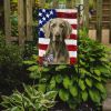 Weimaraner American Flag Garden Flag Mailbox Flag Decorative Yard Flag Banner Outside Patio Artwork Yard Flower Beds, Garden Size, Multicolor